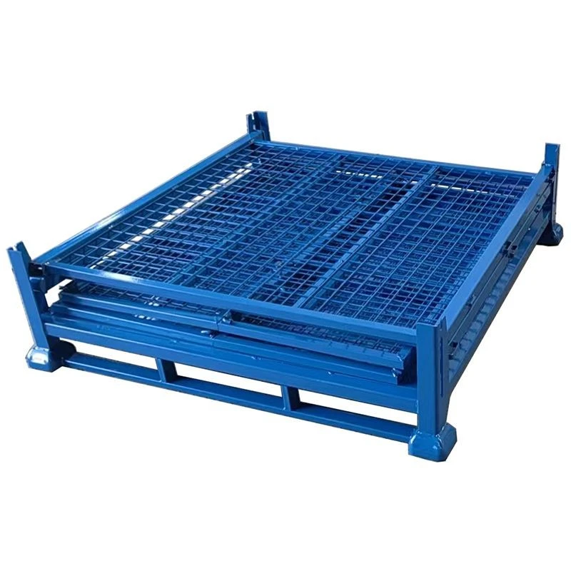 Metal Pallet Box On Rack